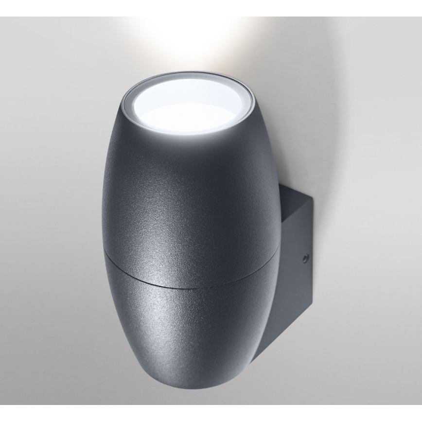 Ledvance - Iluminação de parede exterior CANNON 1xGU10/35W/230V IP44