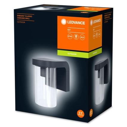 Ledvance - Iluminação de parede exterior CASCADE 1xE27/25W/230V IP44