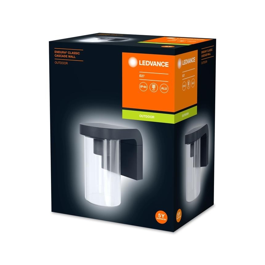 Ledvance - Iluminação de parede exterior CASCADE 1xE27/25W/230V IP44