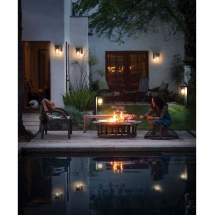 Ledvance - Iluminação de parede exterior CASCADE 1xE27/25W/230V IP44