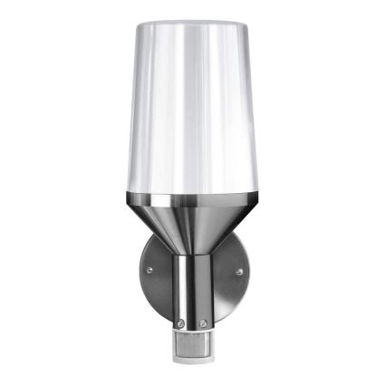 Ledvance - Iluminação de parede exterior com sensor CALICE 1xE27/60W/230V IP44