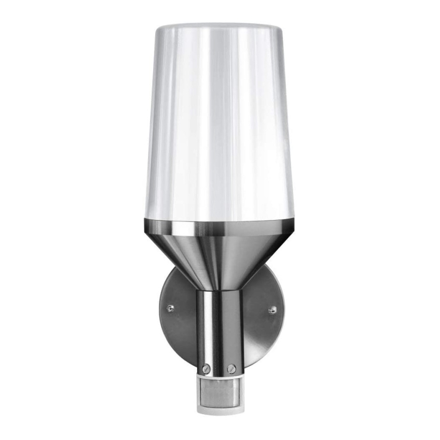 Ledvance - Iluminação de parede exterior com sensor CALICE 1xE27/60W/230V IP44