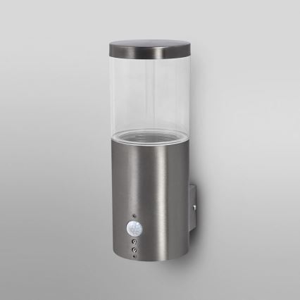 Ledvance - Iluminação de parede exterior com sensor EBRO 1xE27/20W/230V IP44