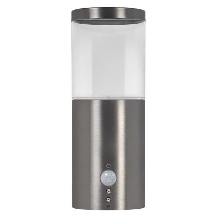 Ledvance - Iluminação de parede exterior com sensor EBRO 1xE27/20W/230V IP44