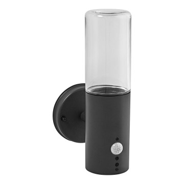 Ledvance - Iluminação de parede exterior com sensor FIGO CYLINDER 1xE27/20W/230V