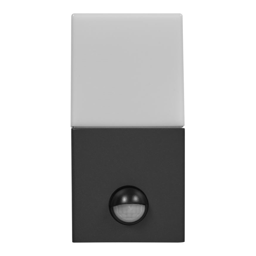 Ledvance - Iluminação de parede exterior com sensor FIGO SQUARE 1xE27/20W/230V