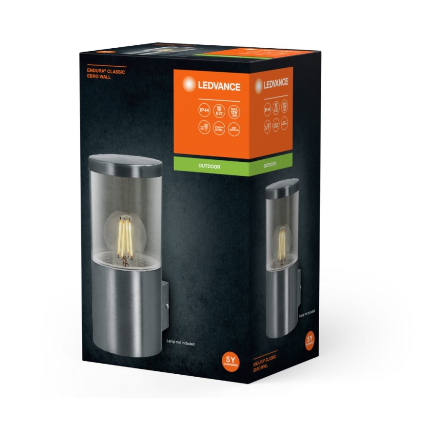 Ledvance - Iluminação de parede exterior EBRO 1xE27/20W/230V IP44