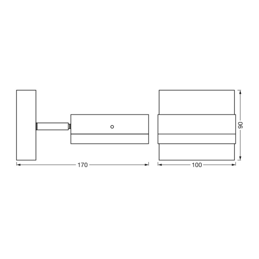 Ledvance - Iluminação de parede exterior ENDURA CLASSIC 1xGX53/12W/230V IP44