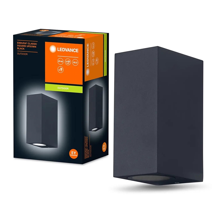 Ledvance - Iluminação de parede exterior ENDURA CLASSIC 2xGU10/35W/230V IP44