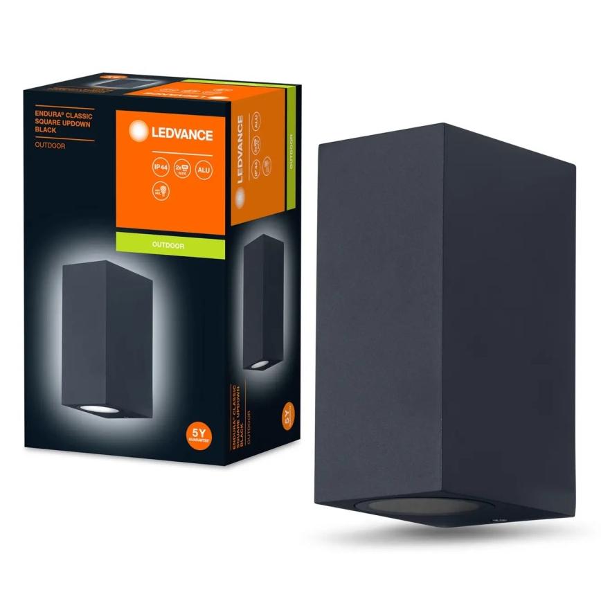 Ledvance - Iluminação de parede exterior ENDURA CLASSIC 2xGU10/35W/230V IP44
