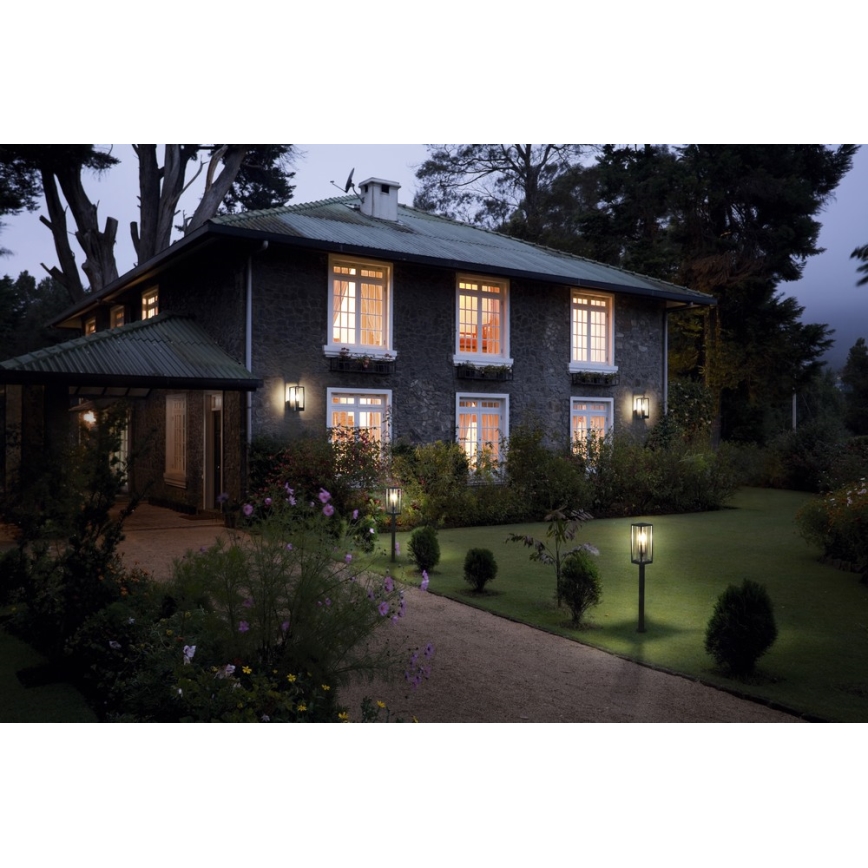 Ledvance - Iluminação de parede exterior FRAME 1xE27/60W/230V IP44