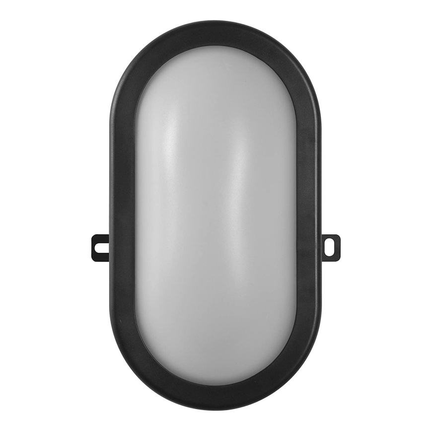 Ledvance - Iluminação de parede exterior LED BULKHEAD LED/11W/230V IP54 preta