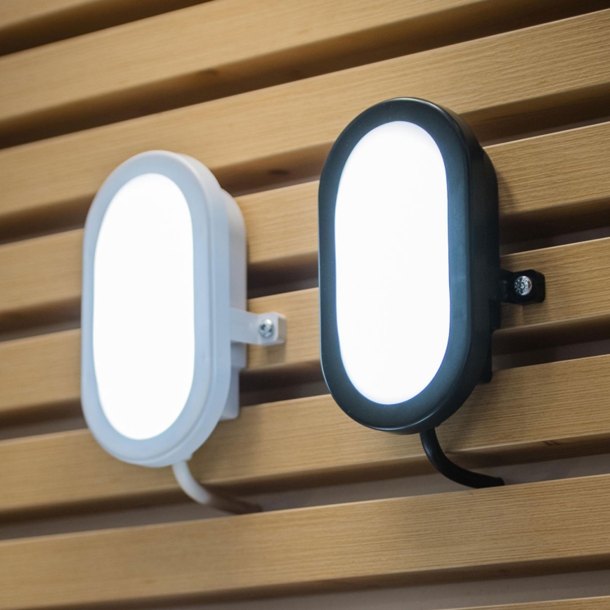 Ledvance - Iluminação de parede exterior LED BULKHEAD LED/6W/230V IP54 preta
