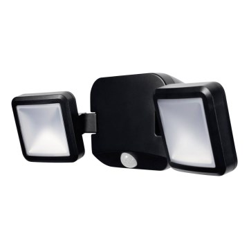 Ledvance - Iluminação de parede exterior LED com sensor BATTERY 2xLED/10W/6V IP54