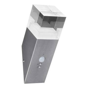 Ledvance - Iluminação de parede exterior LED com sensor CRYSTAL 1xLED/5W/230V IP44
