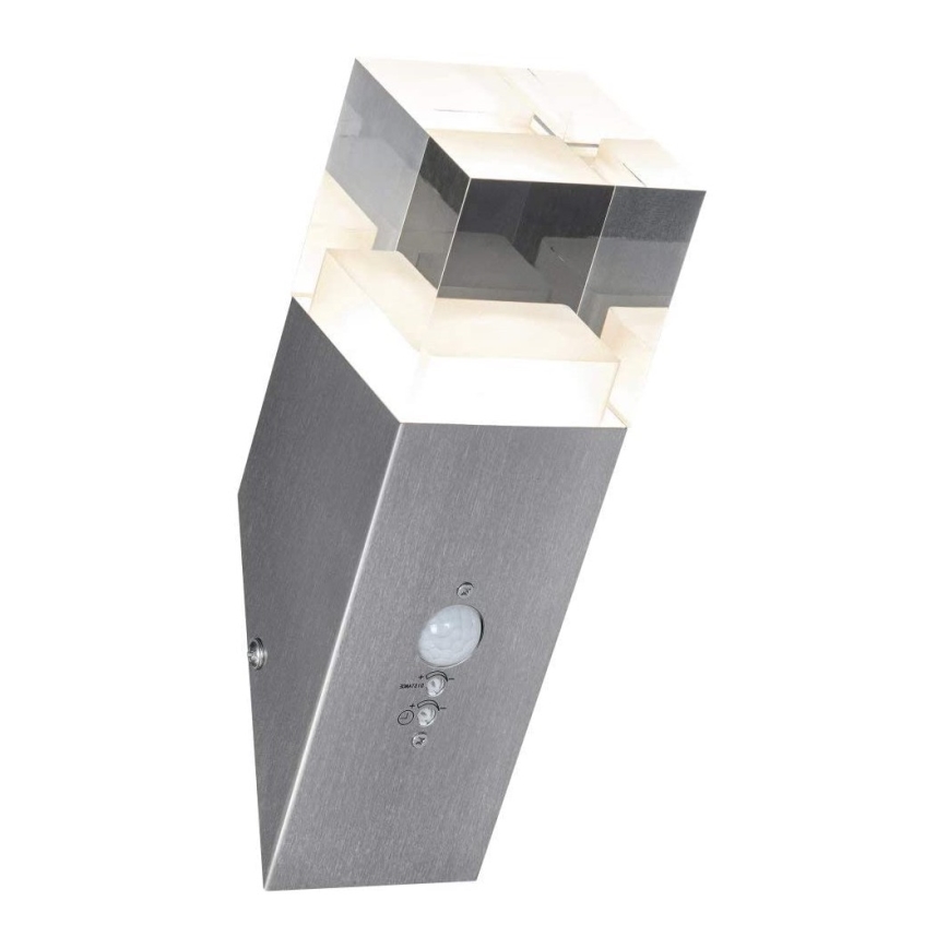 Ledvance - Iluminação de parede exterior LED com sensor CRYSTAL 1xLED/5W/230V IP44
