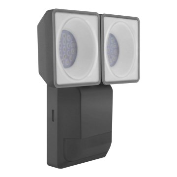 Ledvance - Iluminação de parede exterior LED com sensor SPOT 2xLED/8W/230V IP55
