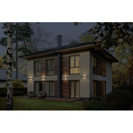 Ledvance - Iluminação de parede exterior LED ENDURA STYLE IDRI 2xLED/6,25W/230V IP65