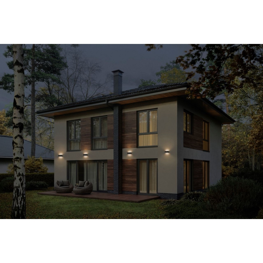 Ledvance - Iluminação de parede exterior LED ENDURA STYLE IDRI 2xLED/6,25W/230V IP65