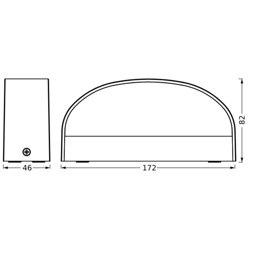 Ledvance - Iluminação de parede exterior LED ENDURA STYLE ILAY 2xLED/3,8W/230V IP65