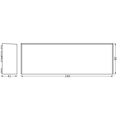 Ledvance - Iluminação de parede exterior LED ENDURA STYLE IVO LED/6,5W/230V IP65