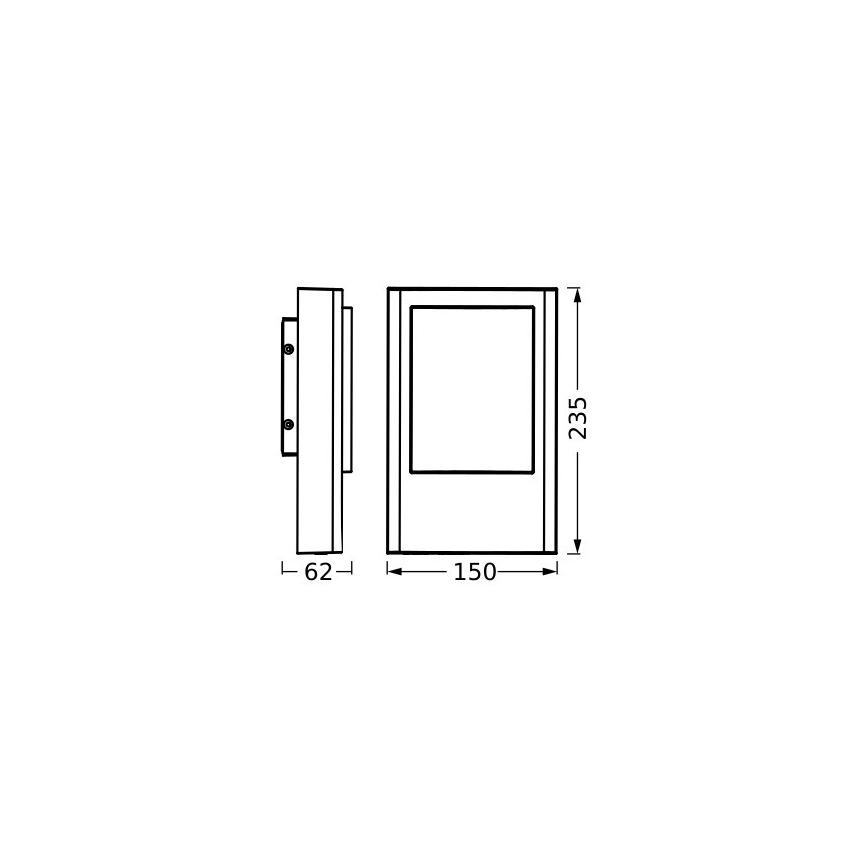 Ledvance - Iluminação de parede exterior LED ENDURA STYLE LED/12,5W/230V IP44
