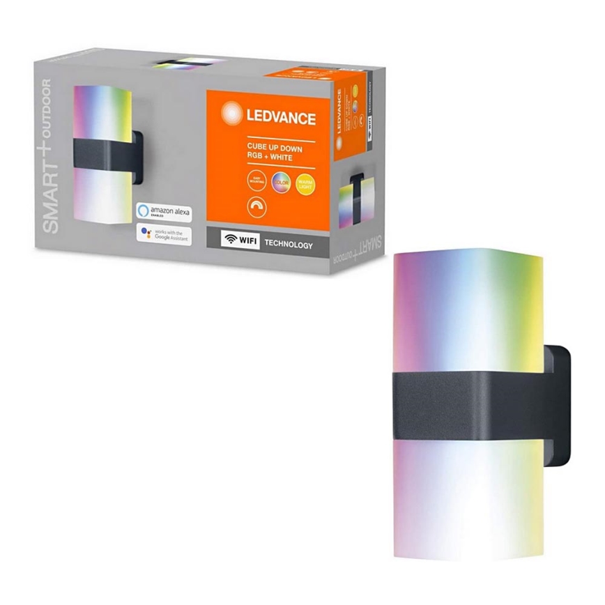 Ledvance - Iluminação de parede exterior LED RGBW SMART+ CUBE LED/13,5W/230V IP44 Wi-Fi
