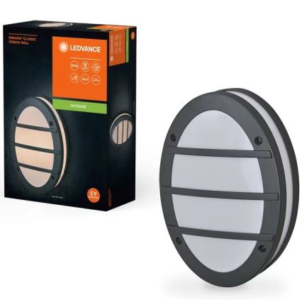 Ledvance - Iluminação de parede exterior ORBICK 2xE27/18W/230V IP65