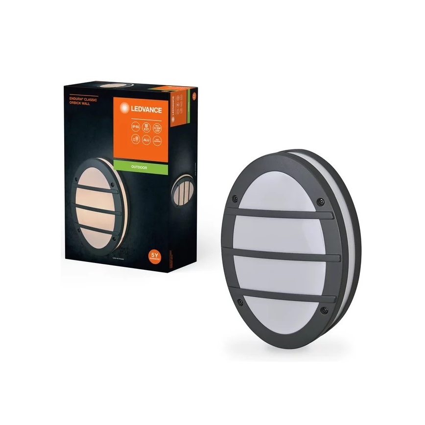 Ledvance - Iluminação de parede exterior ORBICK 2xE27/18W/230V IP65