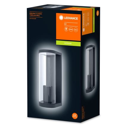 Ledvance - Iluminação de parede exterior TUBULAR 1xE27/60W/230V IP44