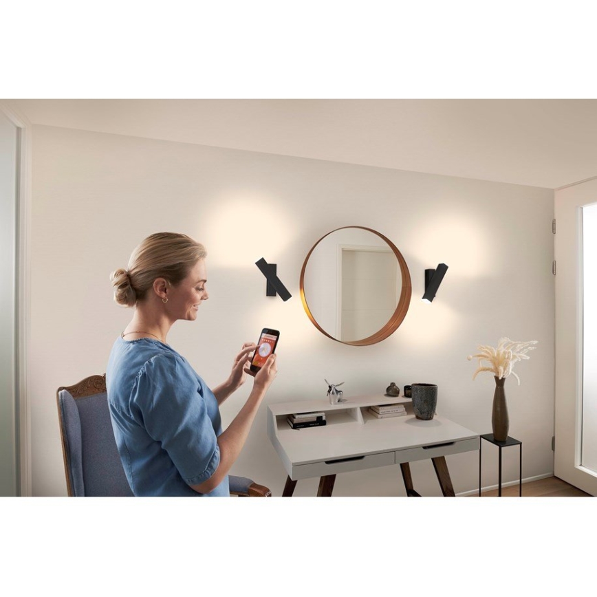 Ledvance - Iluminação de parede LED com regulação SMART+ CROSS 2xLED/6W/230V 3000-6500K Wi-Fi