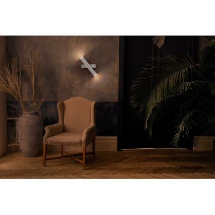 Ledvance - Iluminação de parede LED com regulação SMART+ CROSS 2xLED/6W/230V 3000-6500K Wi-Fi