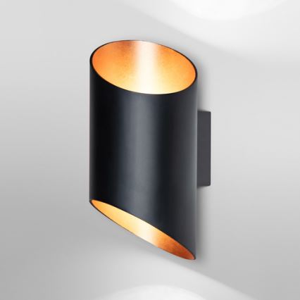 Ledvance - Iluminação de parede LED com regulação SMART+ CYLINDRO LED/12W/230V 3000-6500K Wi-Fi black