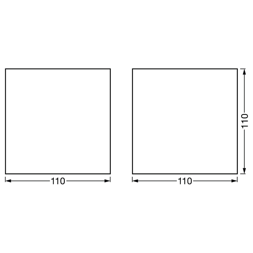 Ledvance - Iluminação de parede LED com regulação SMART+ WOOD LED/7W/230V 3000-6500K Wi-Fi