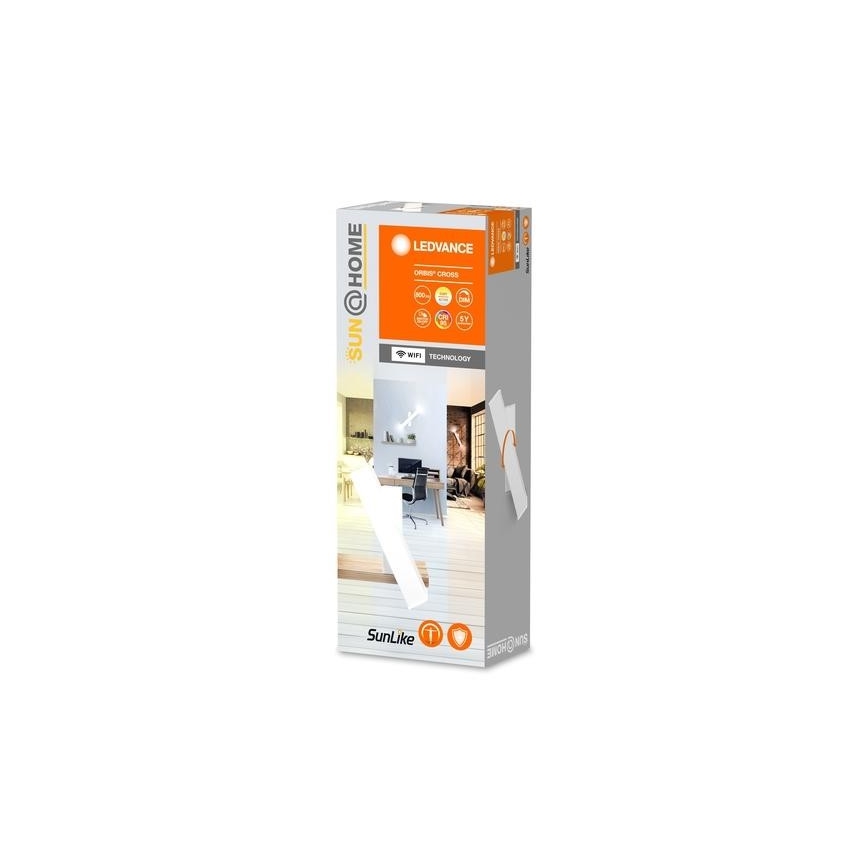 Ledvance - Iluminação de parede LED com regulação SUN@HOME CROSS 2xLED/6W/230V Wi-Fi