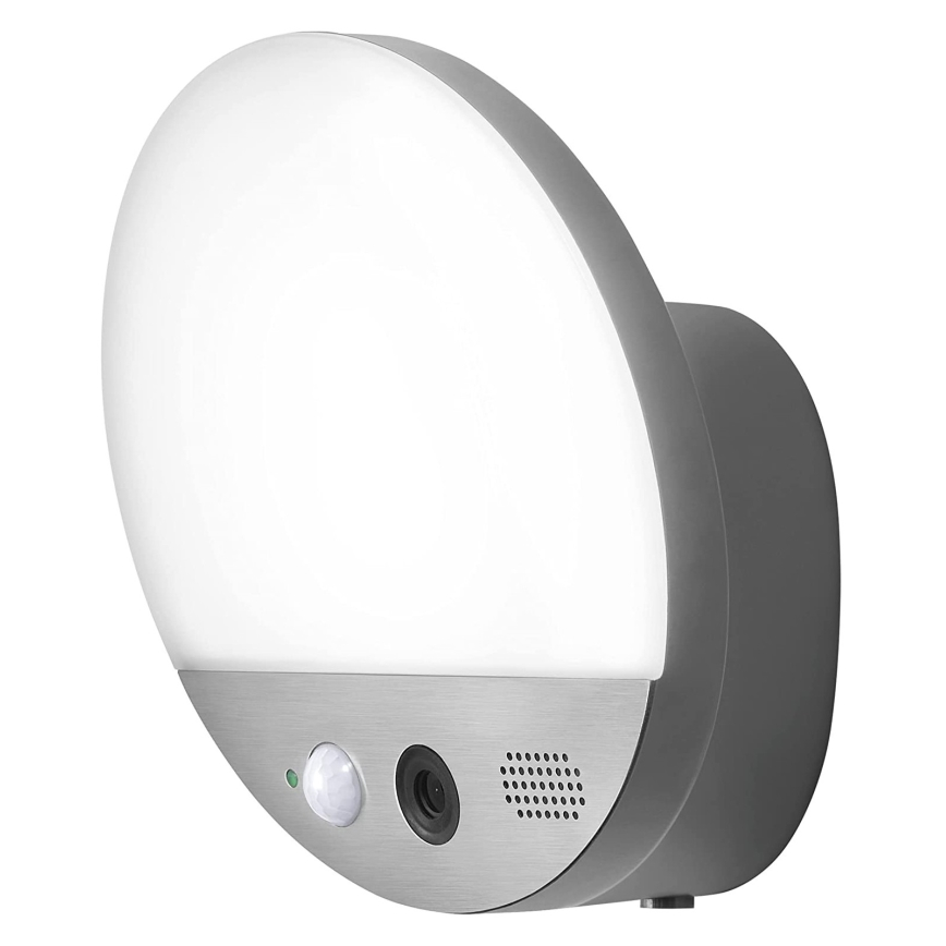 Ledvance- Iluminação de parede exterior LED com sensor e câmara SMART+ LED/15W/230V Wi-Fi IP44