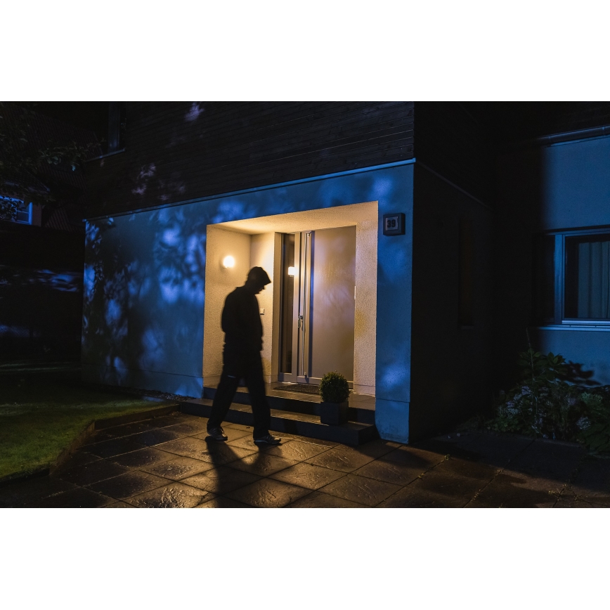 Ledvance- Iluminação de parede exterior LED com sensor e câmara SMART+ LED/15W/230V Wi-Fi IP44