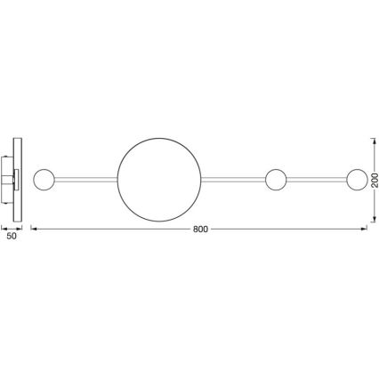 Ledvance - Iluminação de parede LED DECOR WOOD LED/6W/230V