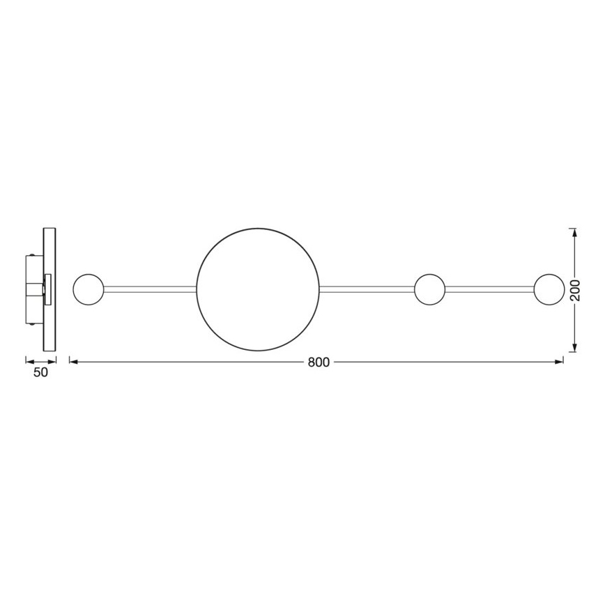 Ledvance - Iluminação de parede LED DECOR WOOD LED/6W/230V
