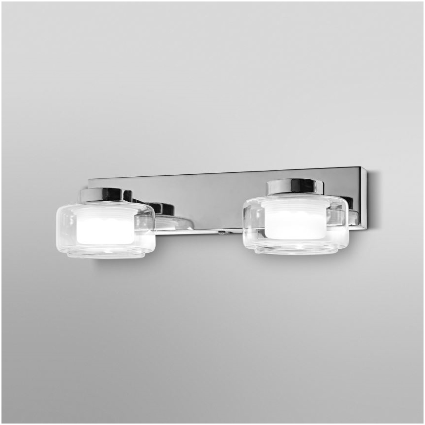 Ledvance - Iluminação de parede para casa de banho LED ORBIS FLAME 2xLED/5,5W/230V 3000/4000K IP44 cromado