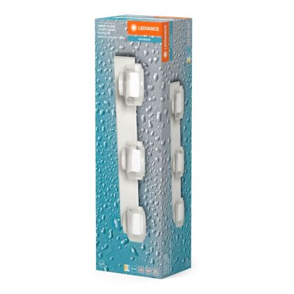 Ledvance - Iluminação de parede para casa de banho LED ORBIS FLAME 3xLED/5,5W/230V 3000/4000K IP44 branco