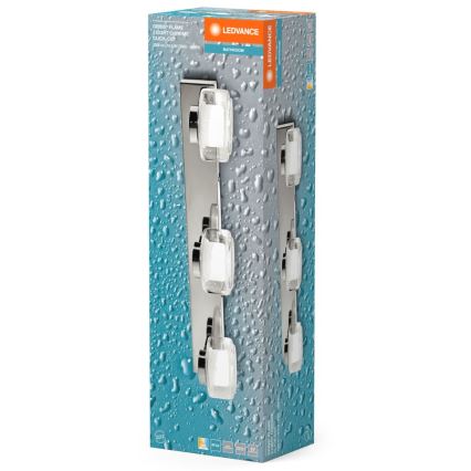 Ledvance-Iluminação de parede para casa de banho LED ORBIS FLAME 3xLED/5,5W/230V IP44 cromado