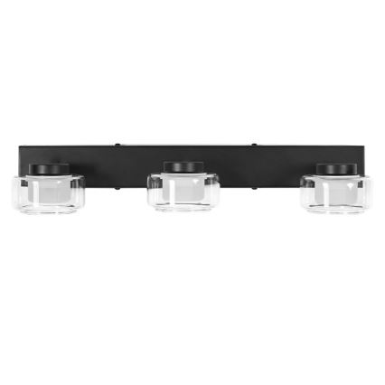 Ledvance - Iluminação de parede para casa de banho LED ORBIS FLAME 3xLED/5,5W/230V 3000/4000K IP44 preto
