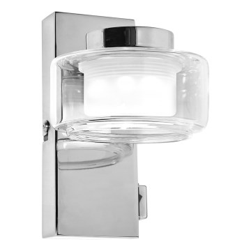 Ledvance - Iluminação de parede para casa de banho LED ORBIS FLAME LED/5,5W/230V 3000/4000K IP44 cromado