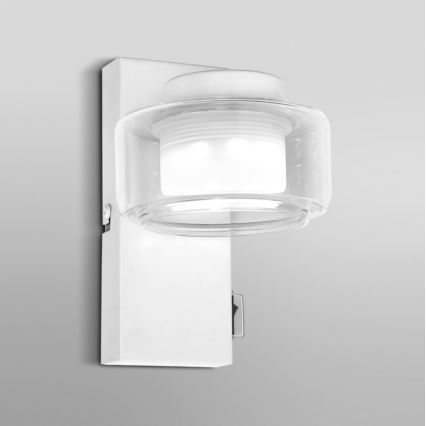 Ledvance - Iluminação de parede para casa de banho LED ORBIS FLAME LED/5,5W/230V 3000/4000K IP44 branco