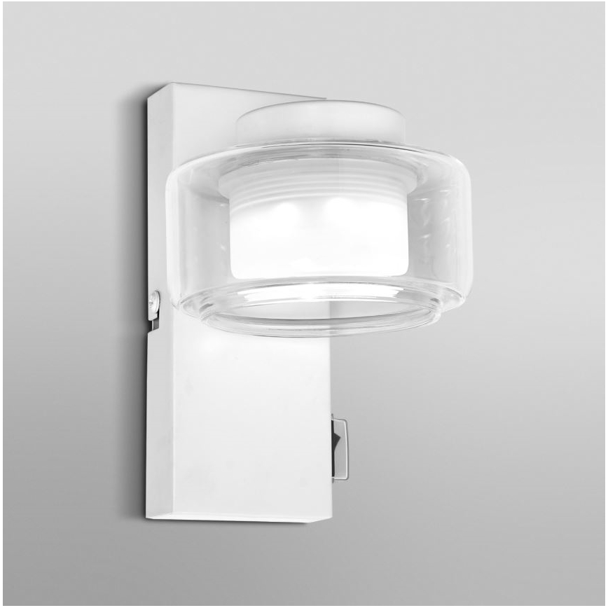 Ledvance - Iluminação de parede para casa de banho LED ORBIS FLAME LED/5,5W/230V 3000/4000K IP44 branco
