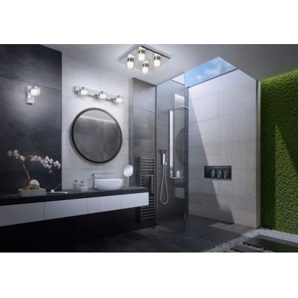 Ledvance - Iluminação de parede para casa de banho LED ORBIS FLAME LED/5,5W/230V 3000/4000K IP44 cromado
