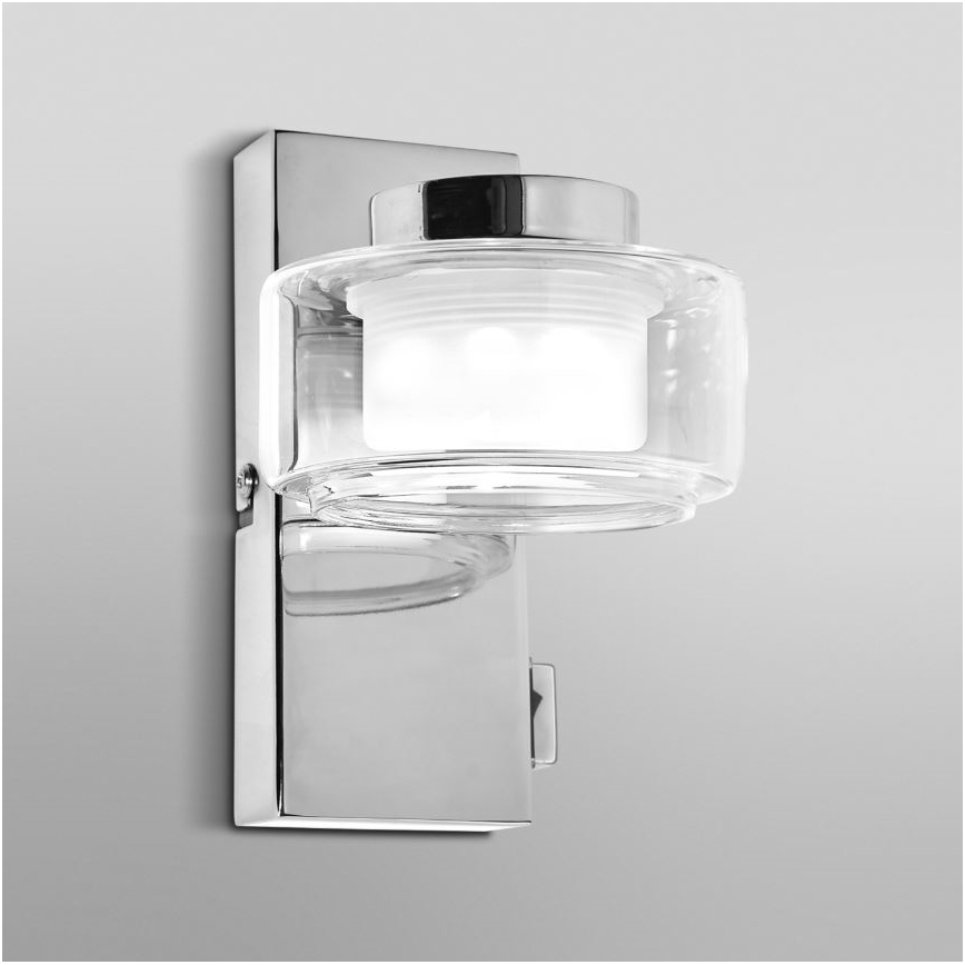 Ledvance - Iluminação de parede para casa de banho LED ORBIS FLAME LED/5,5W/230V 3000/4000K IP44 cromado