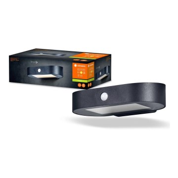 Ledvance-Iluminação de parede solar LED com sensor ENDURA STYLE LED/4W/3,7V IP44