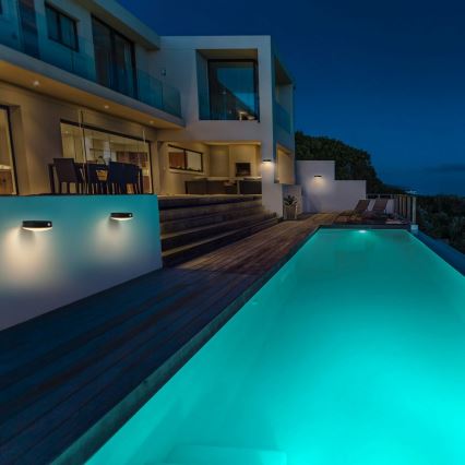 Ledvance- Iluminação de parede solar LED com sensor ENDURA STYLE LED/6W/3,7V IP44